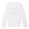  Sweat-shirt unisexe a col rond BIO Vignette