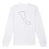  Sweat-shirt unisexe a col rond BIO Vignette