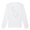  Sweat-shirt unisexe a col rond BIO Vignette