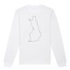  Sweat-shirt unisexe a col rond BIO Vignette