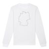 Sweat-shirt unisexe a col rond BIO Vignette