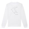  Sweat-shirt unisexe a col rond BIO Vignette