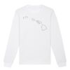  Sweat-shirt unisexe a col rond BIO Vignette