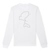  Sweat-shirt unisexe a col rond BIO Vignette