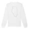  Sweat-shirt unisexe a col rond BIO Vignette