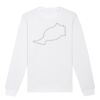  Sweat-shirt unisexe a col rond BIO Vignette