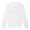  Sweat-shirt unisexe a col rond BIO Vignette