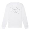  Sweat-shirt unisexe a col rond BIO Vignette