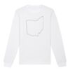 Sweat-shirt unisexe a col rond BIO Vignette