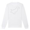  Sweat-shirt unisexe a col rond BIO Vignette