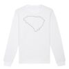  Sweat-shirt unisexe a col rond BIO Vignette
