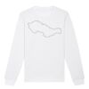  Sweat-shirt unisexe a col rond BIO Vignette