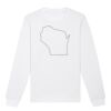  Sweat-shirt unisexe a col rond BIO Vignette