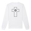  Sweat-shirt unisexe a col rond BIO Vignette
