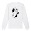  Sweat-shirt unisexe a col rond BIO Vignette