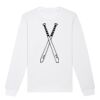  Sweat-shirt unisexe a col rond BIO Vignette