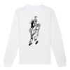  Sweat-shirt unisexe a col rond BIO Vignette