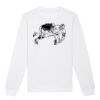  Sweat-shirt unisexe a col rond BIO Vignette