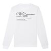  Sweat-shirt unisexe a col rond BIO Vignette