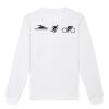  Sweat-shirt unisexe a col rond BIO Vignette
