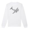  Sweat-shirt unisexe a col rond BIO Vignette