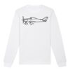  Sweat-shirt unisexe a col rond BIO Vignette