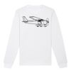  Sweat-shirt unisexe a col rond BIO Vignette