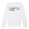  Sweat-shirt unisexe a col rond BIO Vignette