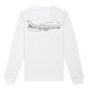  Sweat-shirt unisexe a col rond BIO Vignette