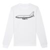  Sweat-shirt unisexe a col rond BIO Vignette