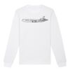  Sweat-shirt unisexe a col rond BIO Vignette