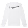  Sweat-shirt unisexe a col rond BIO Vignette