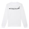  Sweat-shirt unisexe a col rond BIO Vignette