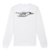 Sweat-shirt unisexe a col rond BIO Vignette