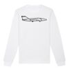  Sweat-shirt unisexe a col rond BIO Vignette