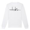  Sweat-shirt unisexe a col rond BIO Vignette