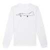  Sweat-shirt unisexe a col rond BIO Vignette