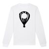  Sweat-shirt unisexe a col rond BIO Vignette