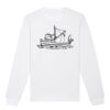  Sweat-shirt unisexe a col rond BIO Vignette