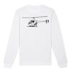  Sweat-shirt unisexe a col rond BIO Vignette
