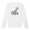  Sweat-shirt unisexe a col rond BIO Vignette