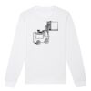  Sweat-shirt unisexe a col rond BIO Vignette