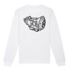  Sweat-shirt unisexe a col rond BIO Vignette