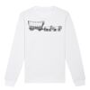  Sweat-shirt unisexe a col rond BIO Vignette