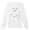 Sweat-shirt unisexe a col rond BIO Vignette
