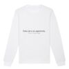  Sweat-shirt unisexe a col rond BIO Vignette