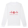  Sweat-shirt unisexe a col rond BIO Vignette