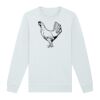 Sweat-shirt unisexe a col rond premium BIO Vignette