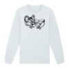 Sweat-shirt unisexe a col rond premium BIO Vignette