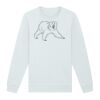 Sweat-shirt unisexe a col rond premium BIO Vignette